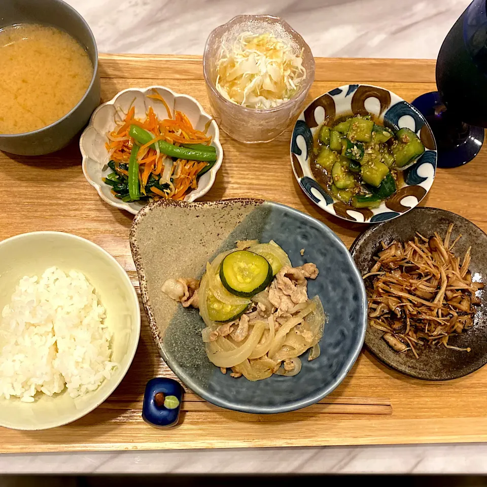 豚肉とズッキーニのレモン醤油炒め|なつこさん