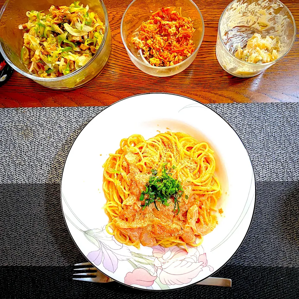 Snapdishの料理写真:明太子パスタ|yakinasuさん