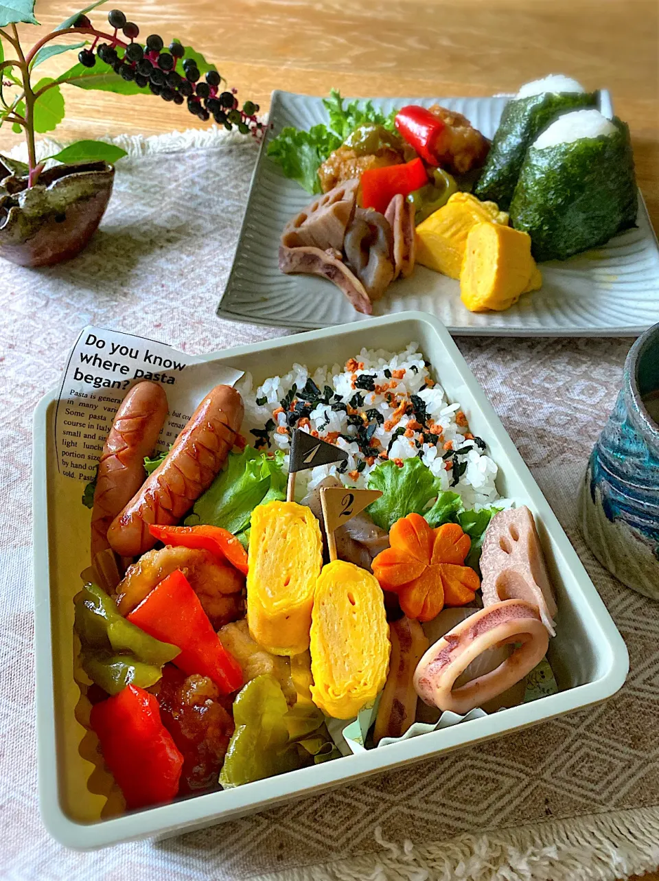 Snapdishの料理写真:今日のお弁当🌱|shakuyaku33443344さん