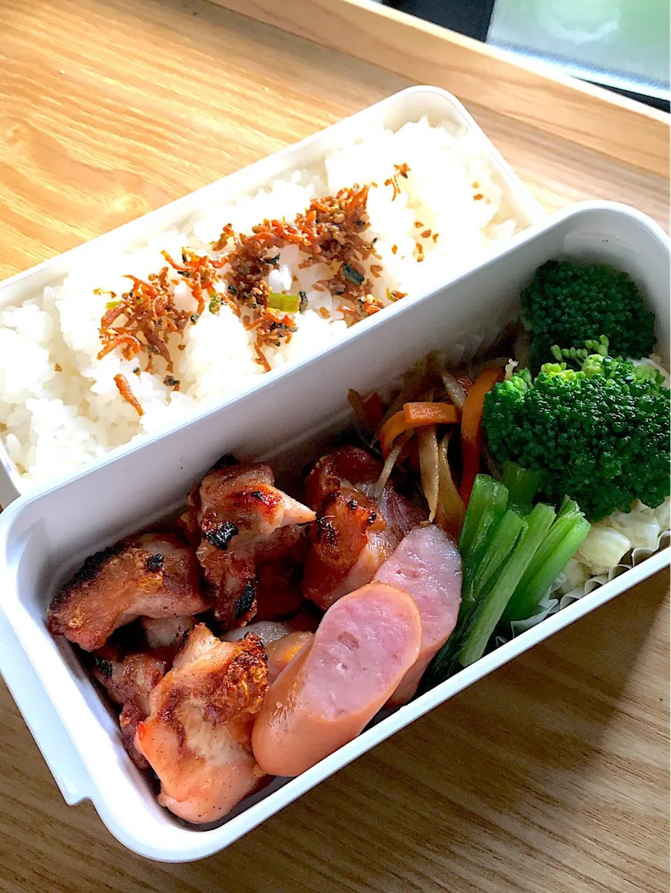 鶏肉の醤油グリル弁当|二キィさん