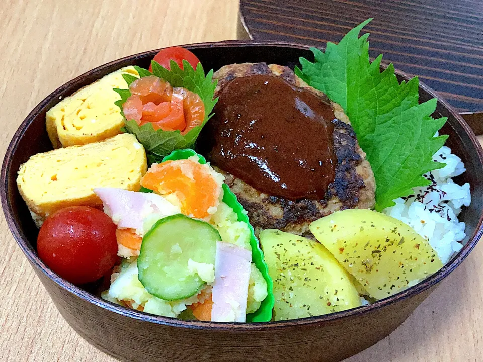 ハンバーグ弁当|ちかちかさん