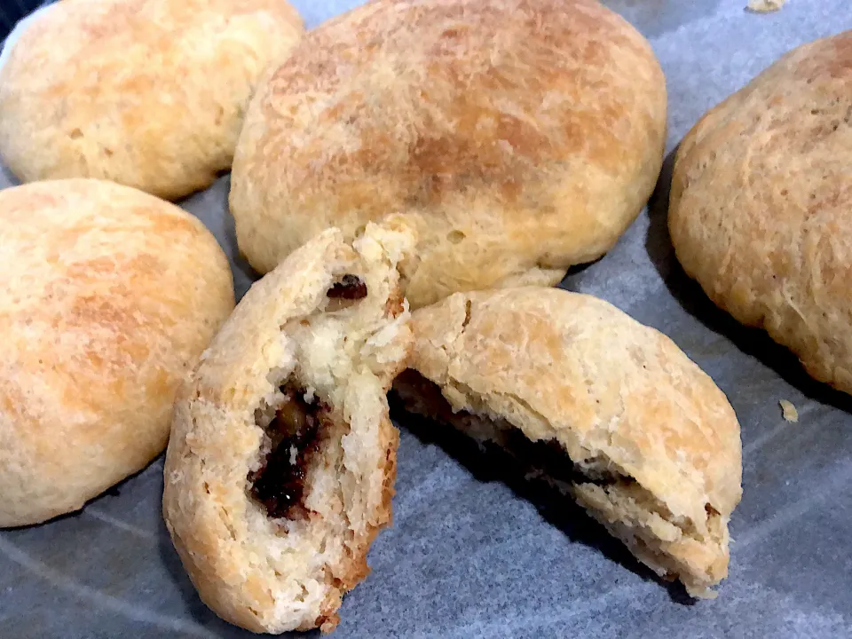 久々に❤️チョコとクルミのリングパン🥐|みかさん