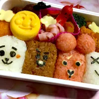 Snapdishの料理写真:フォートナイト  bt21キャラ弁|ゅりさん