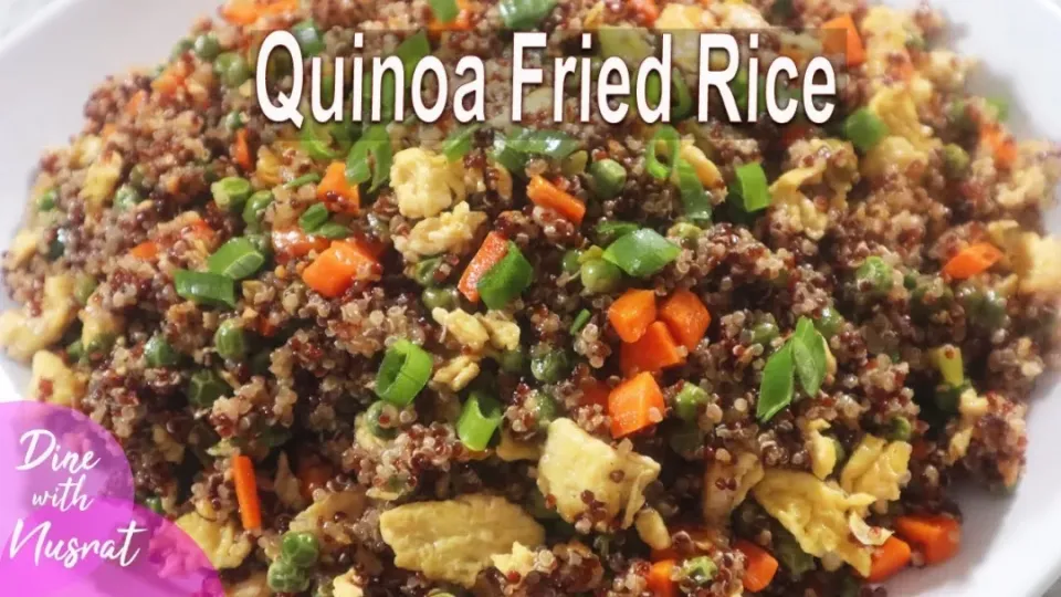 Quinoa Fried Rice|Dine With Nusratさん