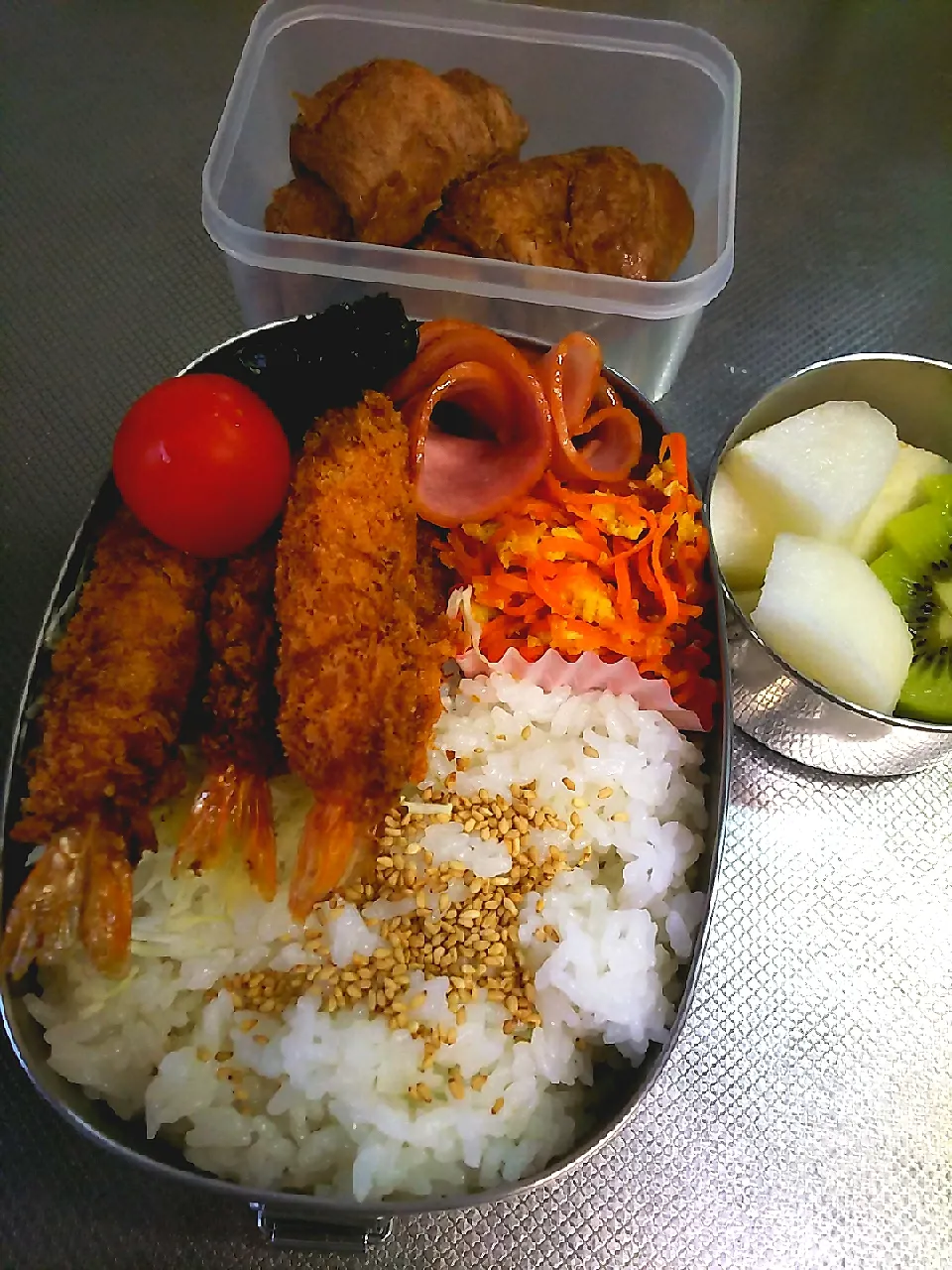 エビフライ弁当|ぱんださん