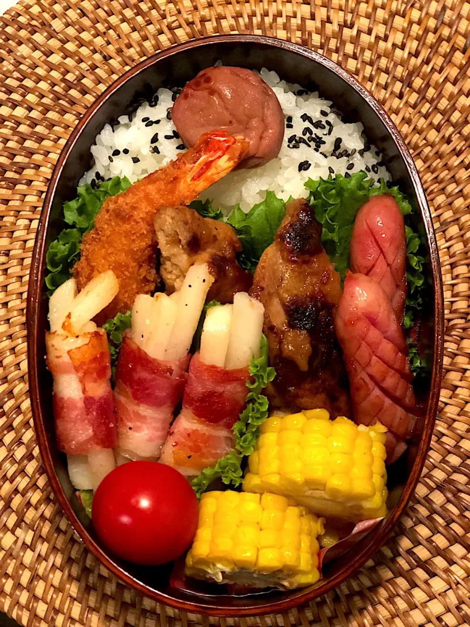 ポテトのベーコン🥓巻き弁当|Nikoさん