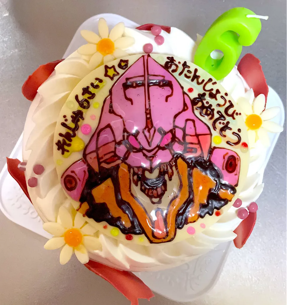 エヴァ初号機ケーキ🎂|hirocoさん