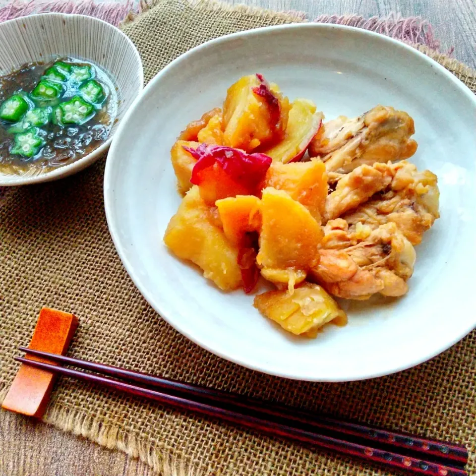 鶏肉とさつまいものうま煮|真希さん