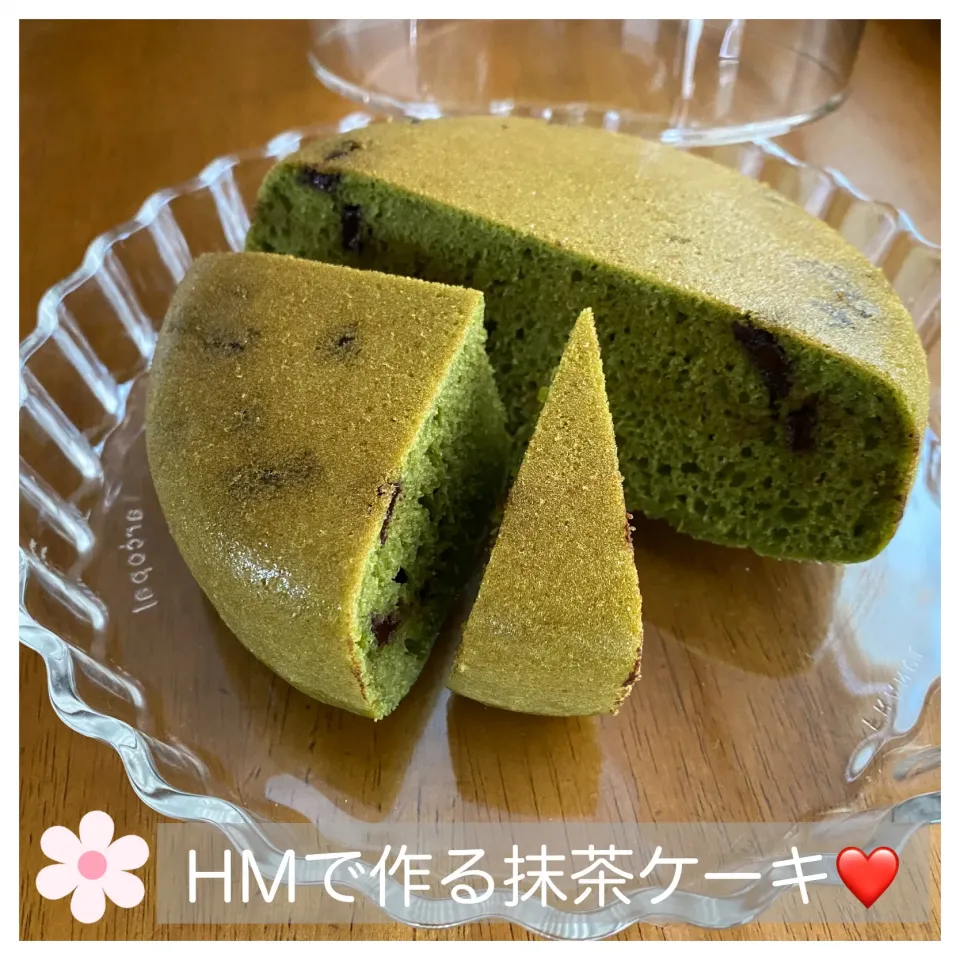 Snapdishの料理写真:HMで作る抹茶ケーキ❤️|いのっちさん