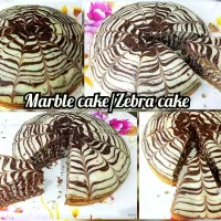 Snapdishの料理写真:Marble cake/Zebra cake 😍|Keerthyさん