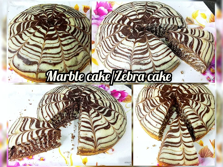 Snapdishの料理写真:Marble cake/Zebra cake 😍|Keerthyさん