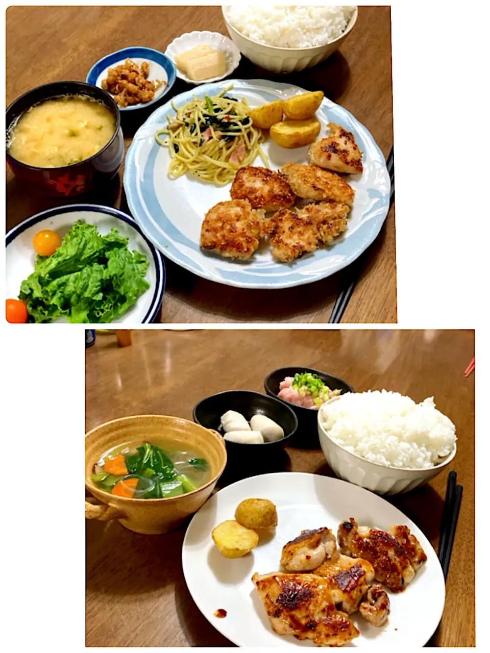 Snapdishの料理写真:試合飯⚽️〜2日分|あっつさん