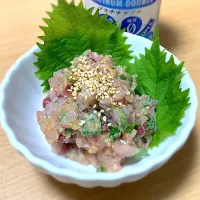 Snapdishの料理写真:鯵なめろう|中央分離帯さん