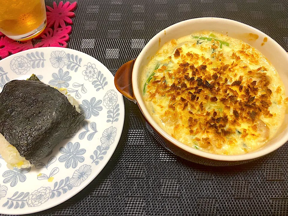 ほうれん草と鶏肉のクリームグラタン|ゆうさん