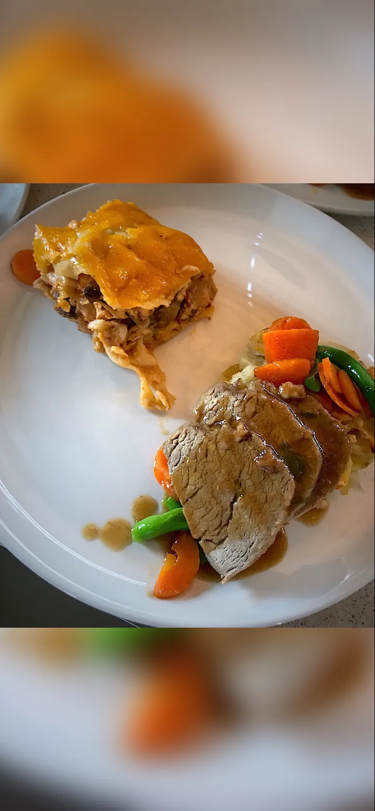 Snapdishの料理写真:Chicken Lasagna/  Sweet potato gratin|famh125thさん