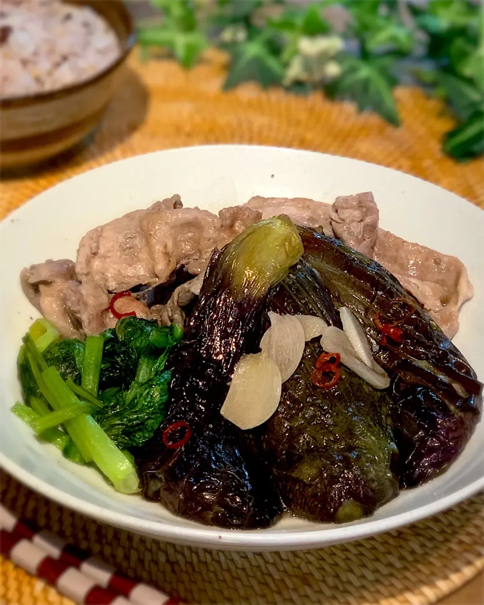 真希ちゃんの料理 茄子のこってり煮🍆|あゆさん