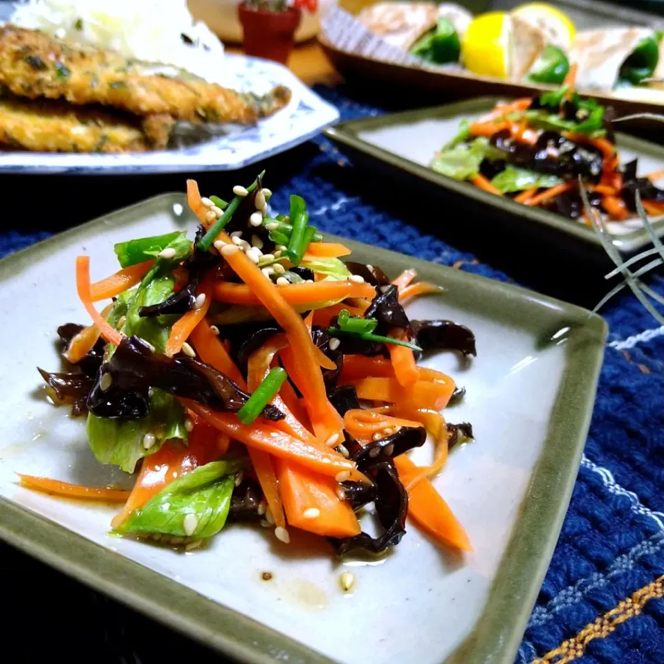 ポトスさんの料理 キクラゲとにんじんの中華風サラダ|とまと🍅さん