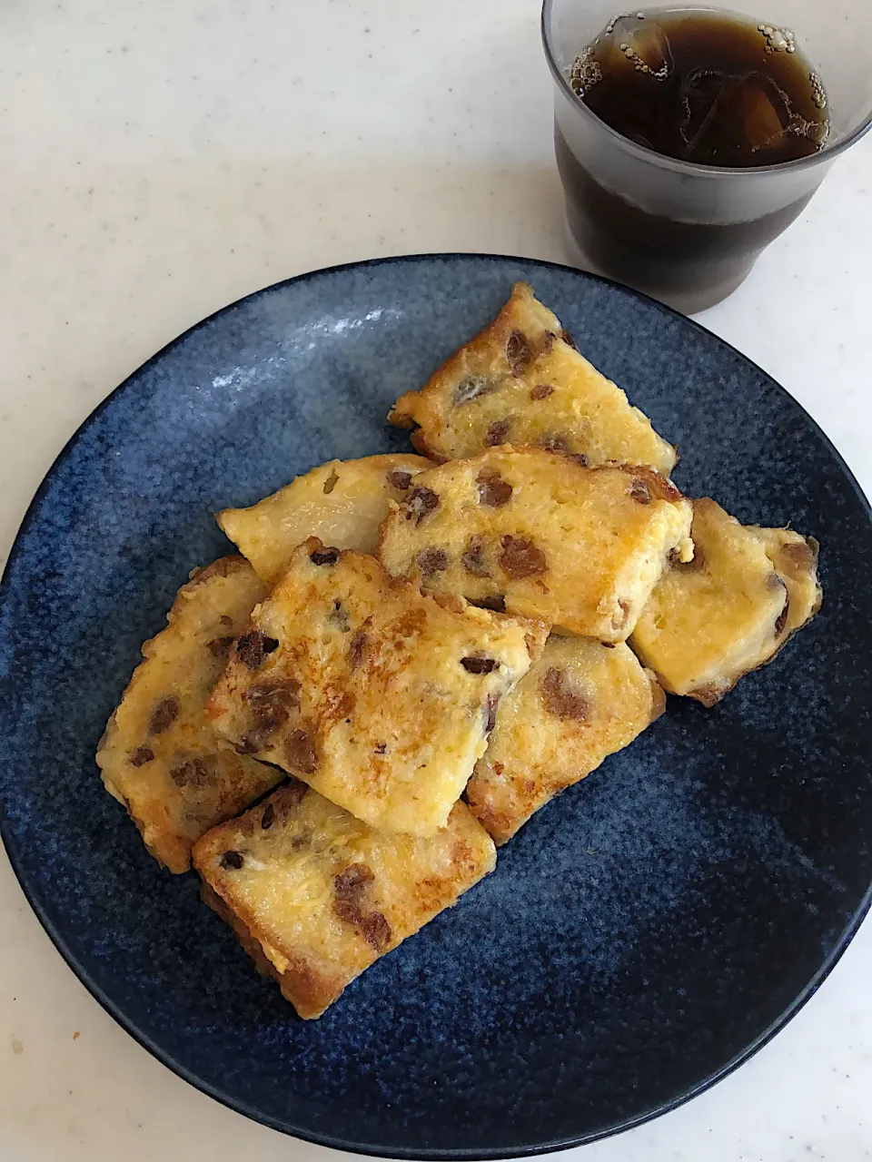 おやつ⭐︎豆乳レーズン食パンでフレンチトースト|ゆーこ。さん