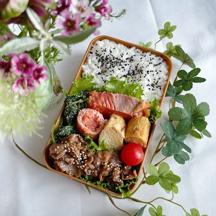 9/21❤︎主人のお弁当🌱黒毛和牛プルコギ|Makinsさん