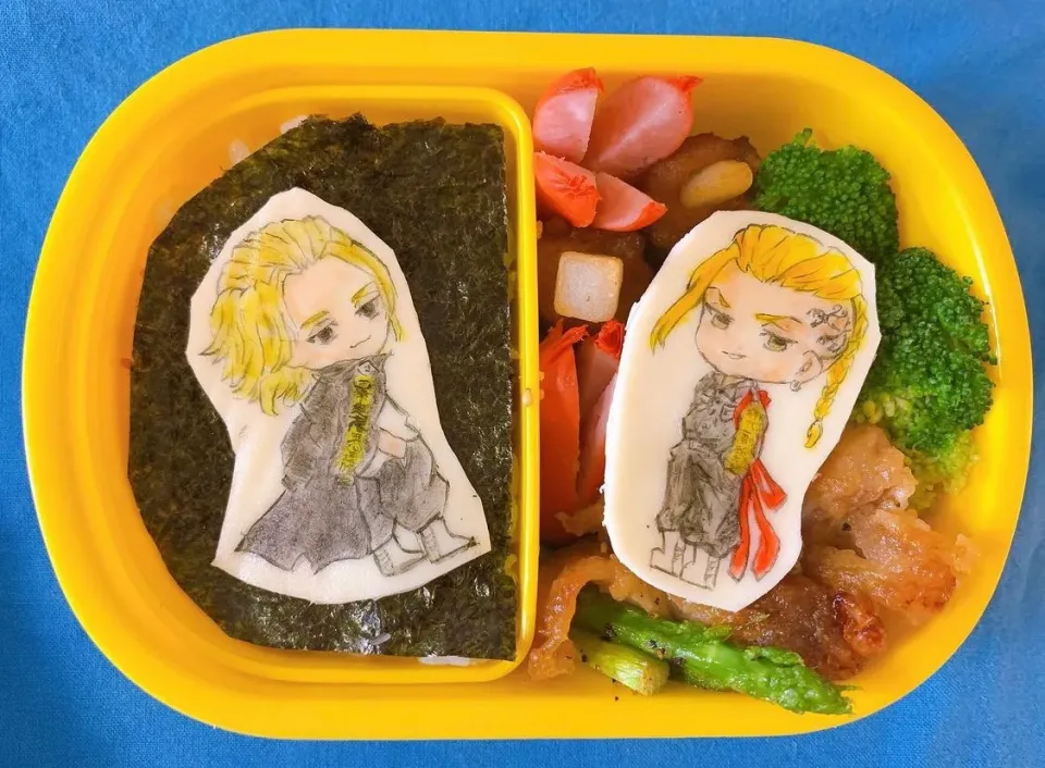 Snapdishの料理写真:マイキー　ドラケン弁当|てんかすさん