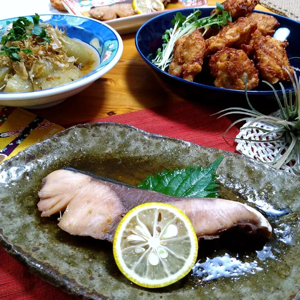 Snapdishの料理写真:鰤のレモンゆう庵🍋|とまと🍅さん