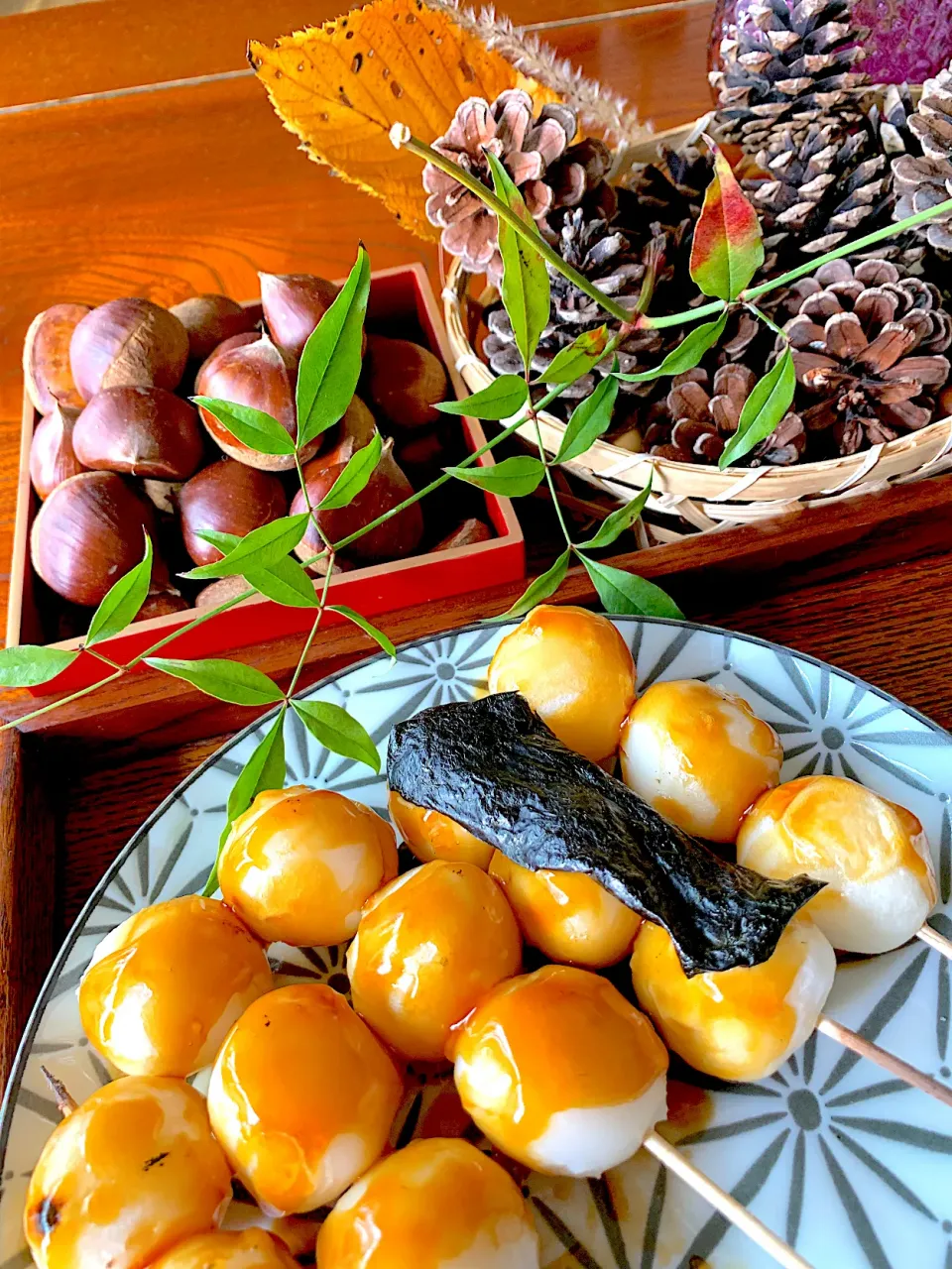 月見だんごからのみたらしだんご🍡|シュトママさん