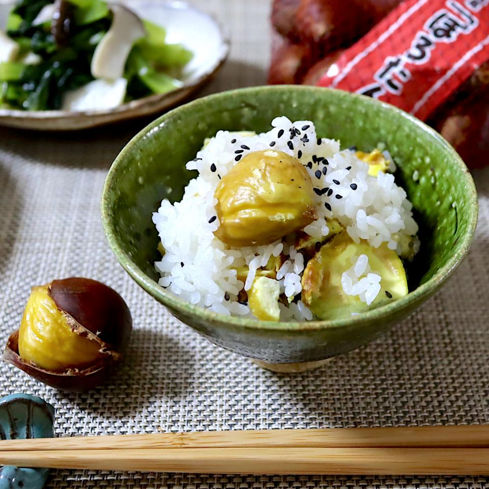 かおるさんの料理 ぽろたん栗ご飯