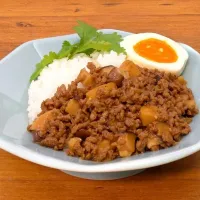 大豆のお肉で！ルーローハン風