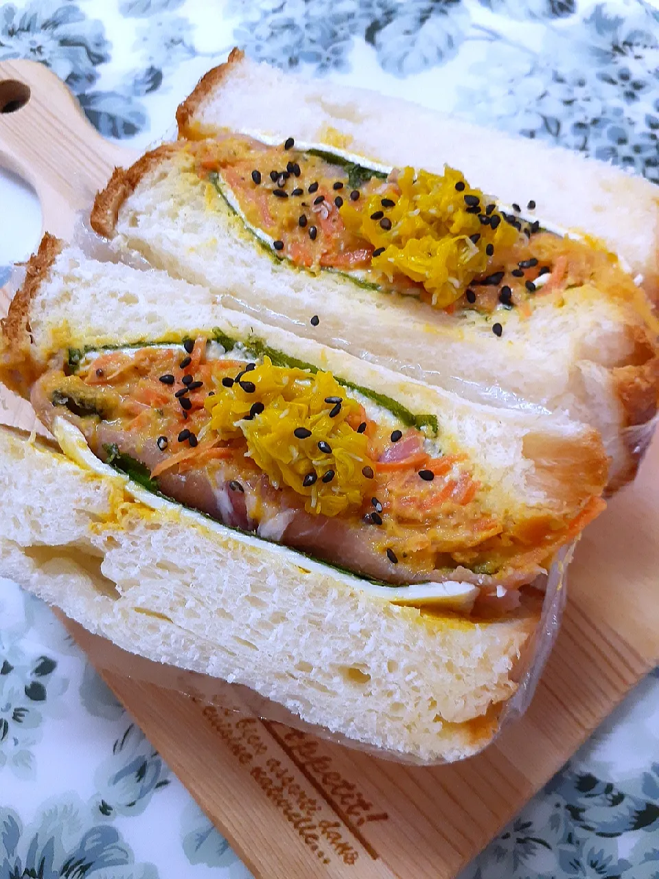 @きなこさんの料理 🔷国産🎃南瓜の自家製塩こうじ煮🔷➡️つくりおき惣菜de🥪ランチサンド|@きなこさん