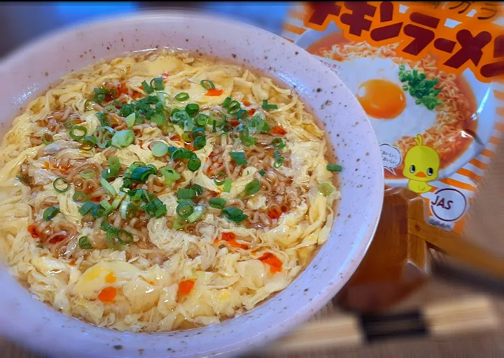 酸辣湯風チキンラーメン🍜|びせんさん