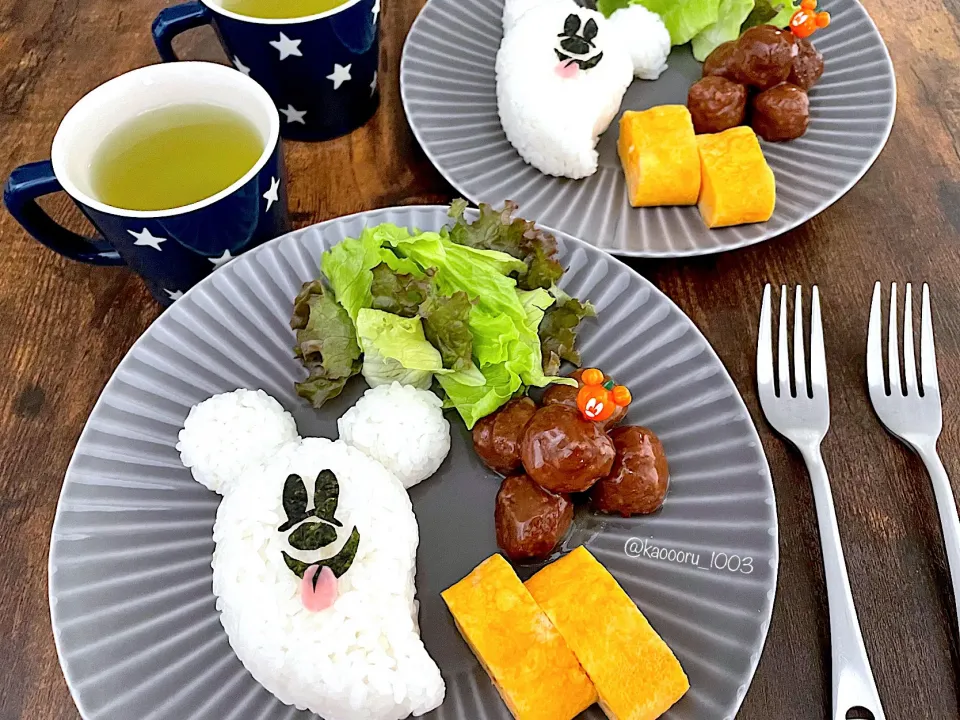 Snapdishの料理写真:朝ごはんプレート👻|かおるさん