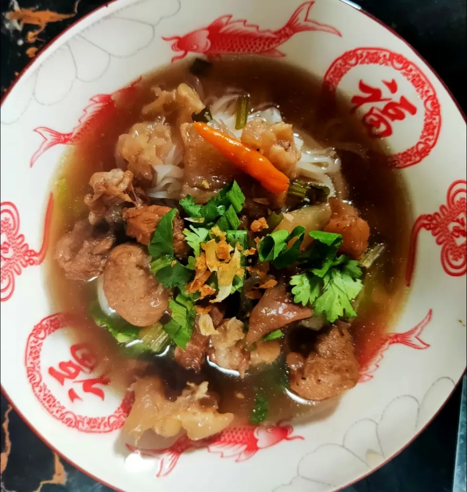 Beef tendon noodles.|katang23さん