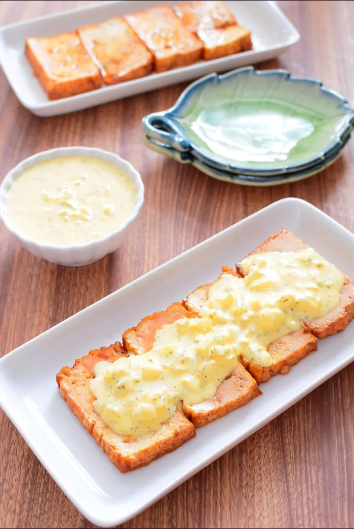 ご飯が進む！厚揚げで作るチキン南蛮風|アマイモノ・クウ蔵さん