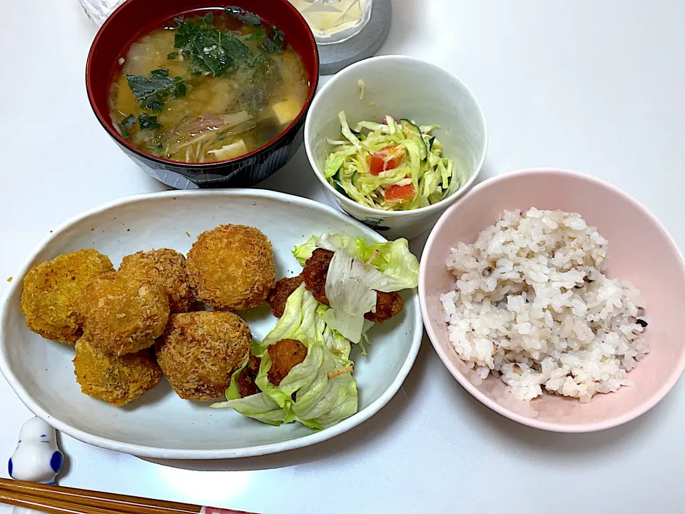 産後回復食♪カボチャコロッケ晩ごはん~(^^)❤︎|いつくしみちゃんさん