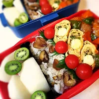 Snapdishの料理写真:今日のお弁当|mikaさん