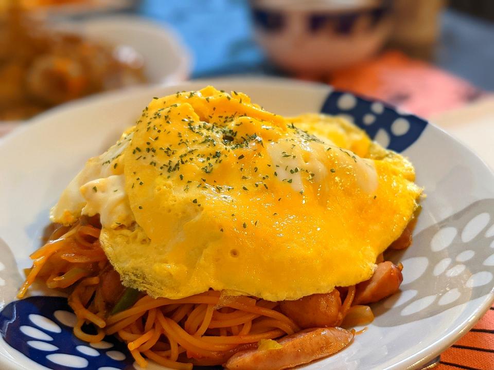 ナポリタン  たまごのせ☆*°