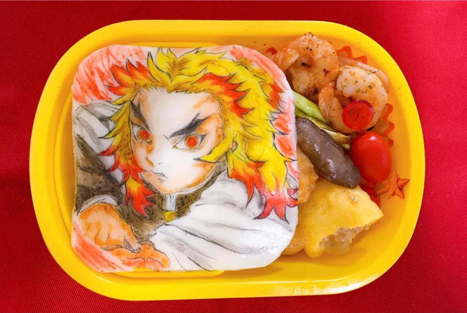 煉獄杏寿郎弁当❤️‍🔥鬼滅の刃無限列車編❤️‍🔥|てんかすさん