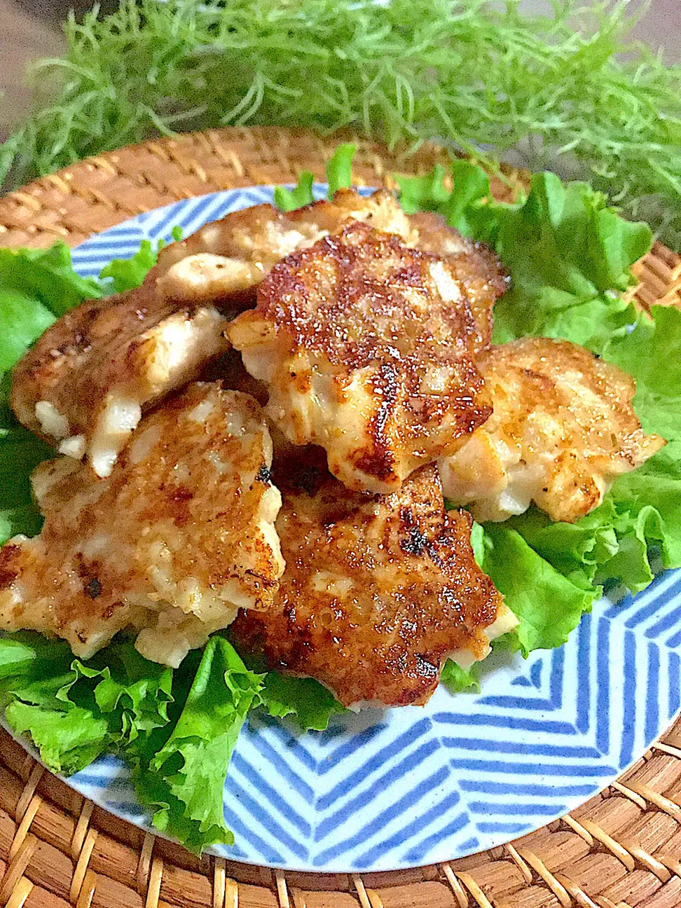 自家製塩こうじで漬け込んだ鶏胸肉と蓮根のハンバーグ❤️❤️❤️|🌺🌺Foodie🌺🌺さん