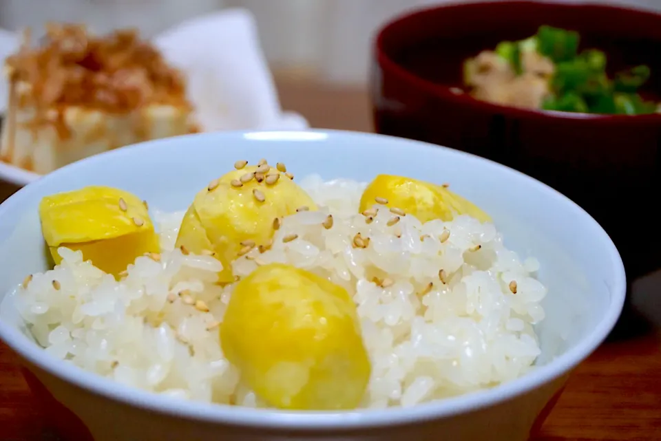 蒸籠で栗ご飯🌰|＊k＊さん