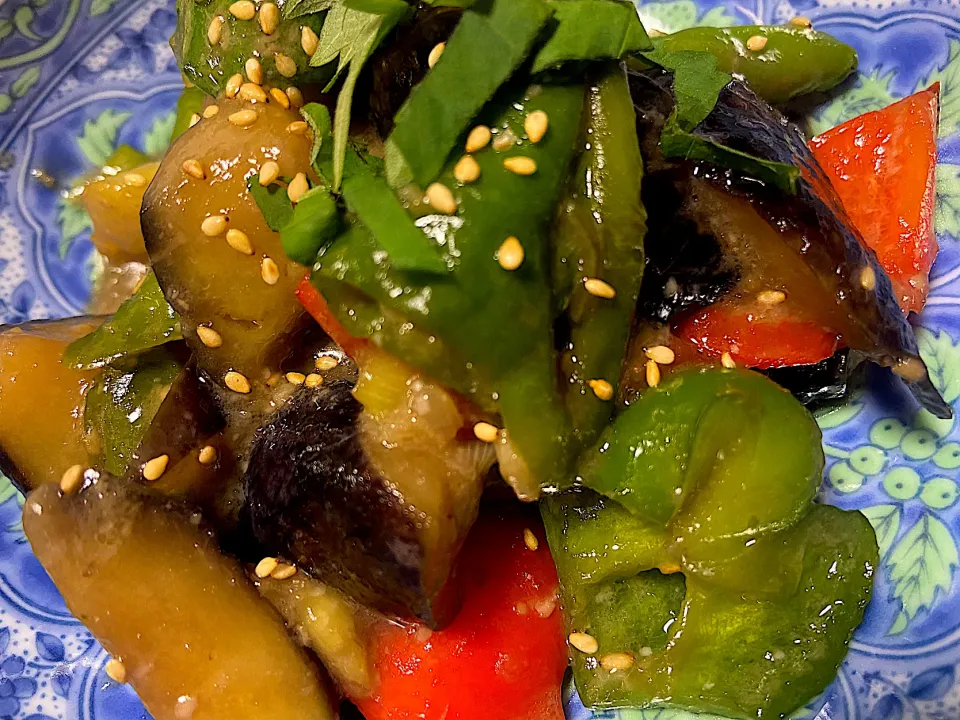 茄子ピーマン味噌炒め|須佐 浩幸さん