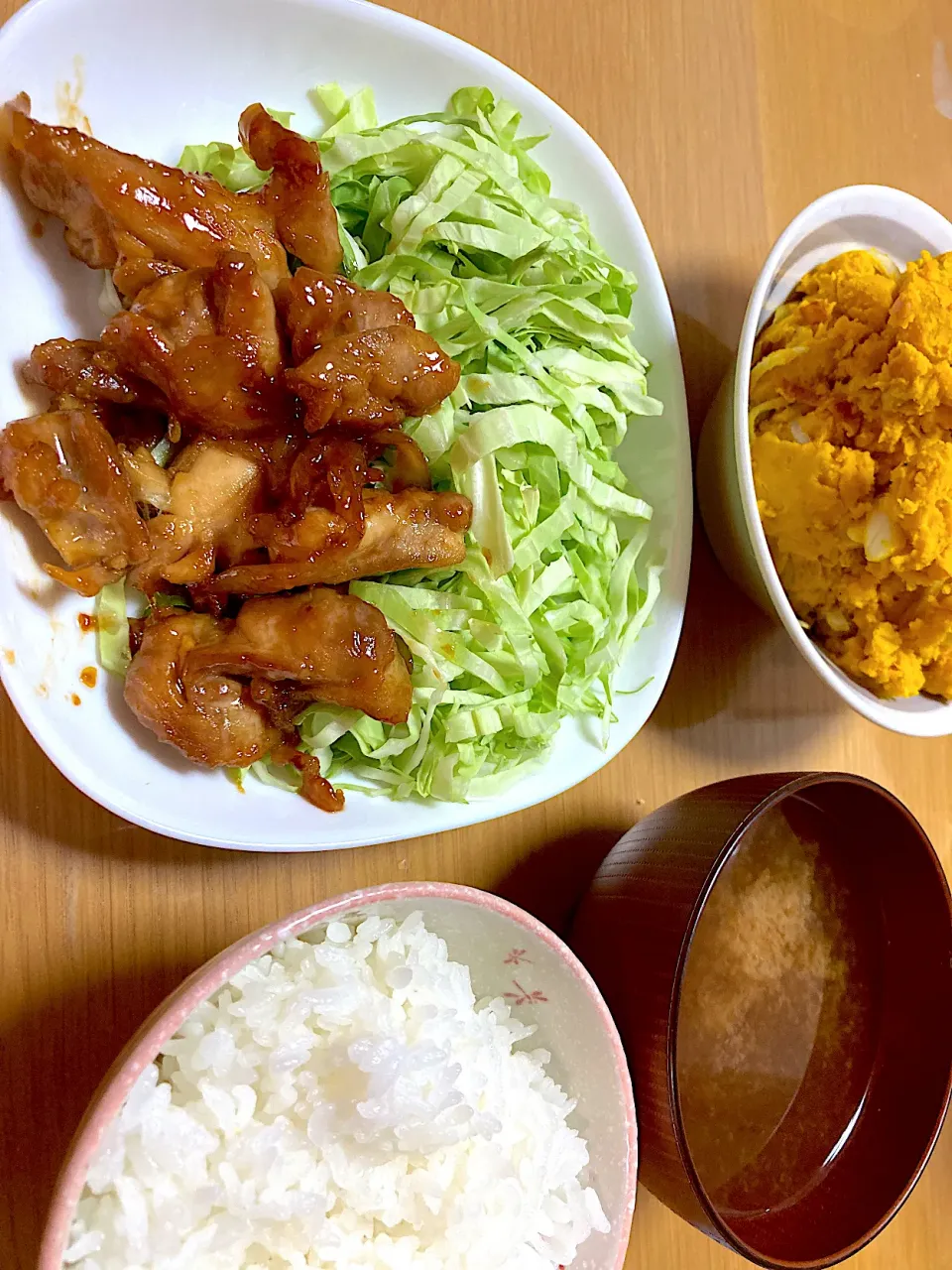 照り焼きチキン&カボチャサラダ|sinさん