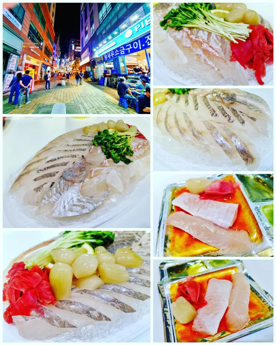 flounder and rock fish sashimi|steven z.y.さん