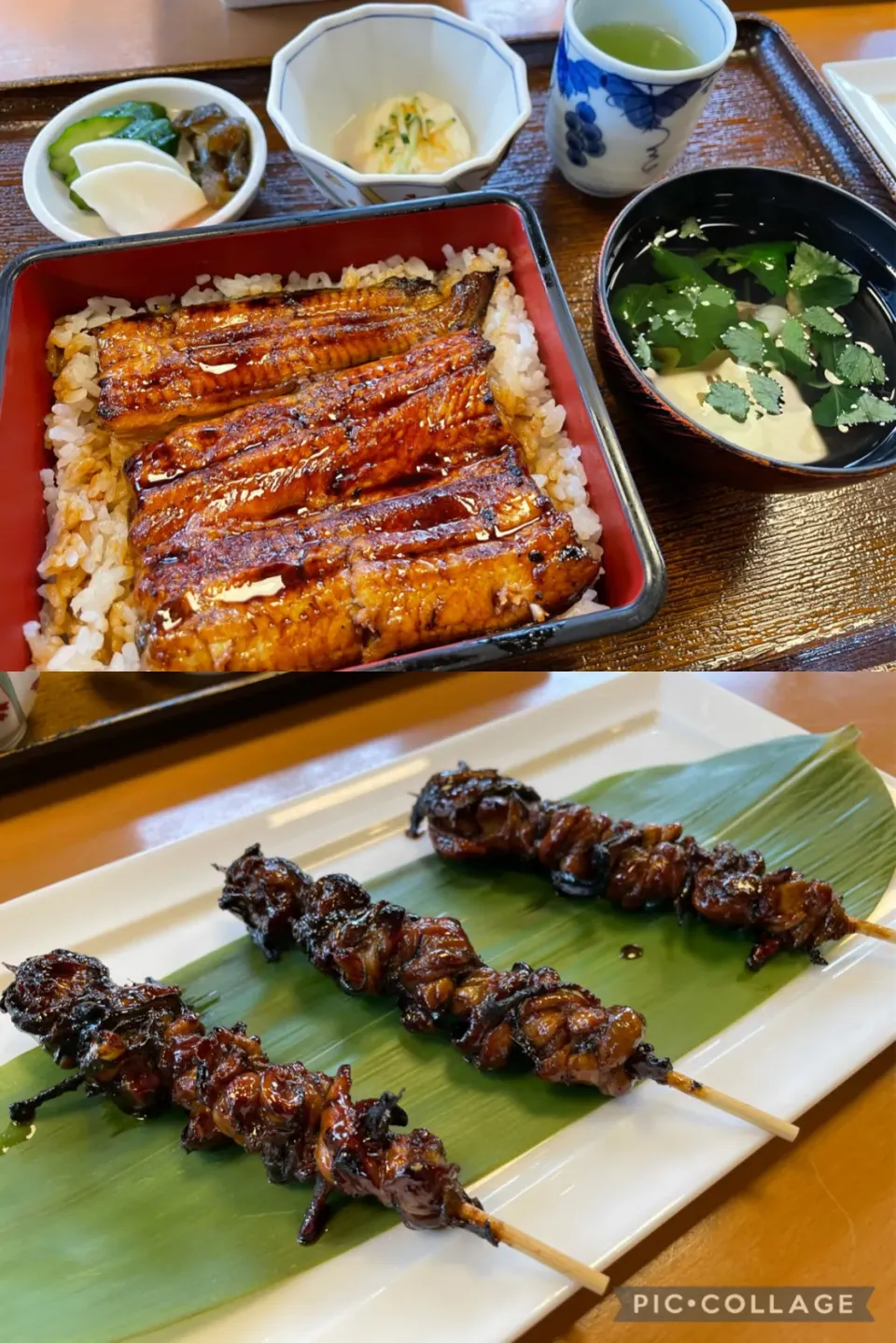 墓参の帰路、実家近くの行きつけで鰻重&肝吸い&肝焼きを。疲れていたせいか、いつもよりさらに美味しく感じました。@鯉清|sniper66さん