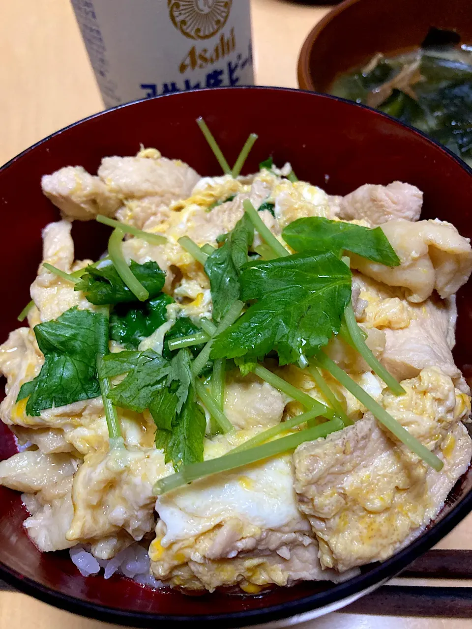 単身赴任中の男達(親子丼)|おおもりの星さん