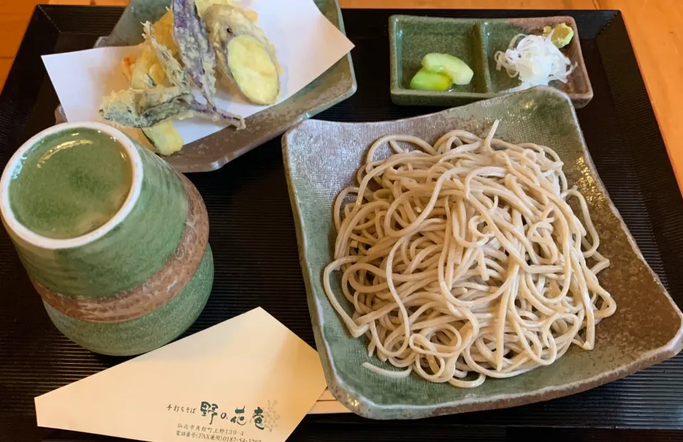 仙北市角館、野の花庵の野菜天せいろ|お家でbar!さん