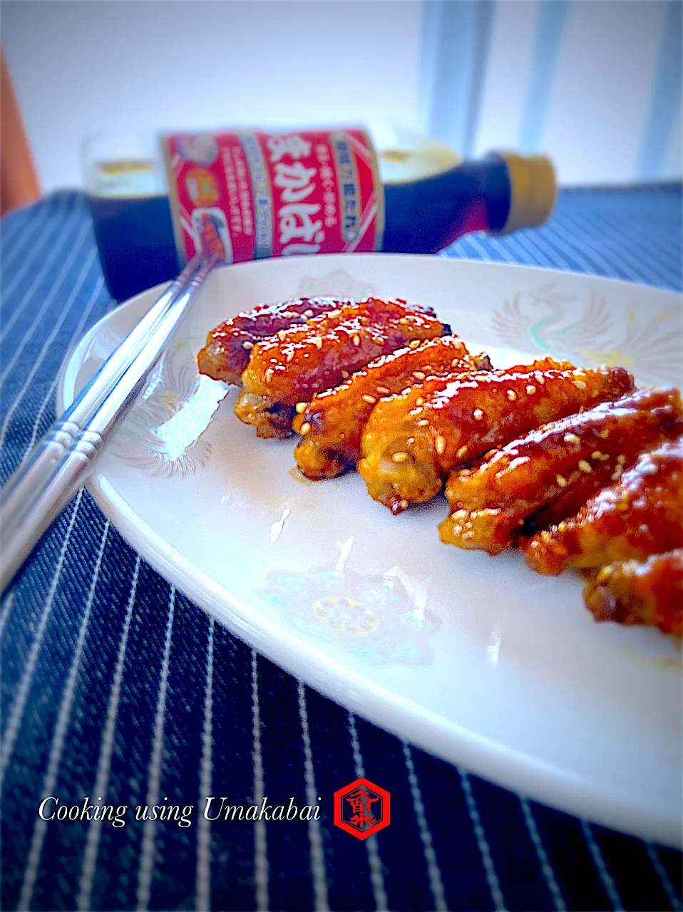 Snapdishの料理写真:“うまかばい”手羽中甘辛唐揚げ🍗|Naoさん