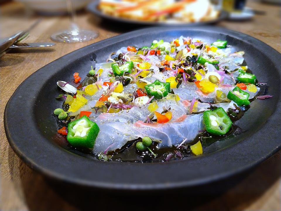 鯛のカルパッチョ