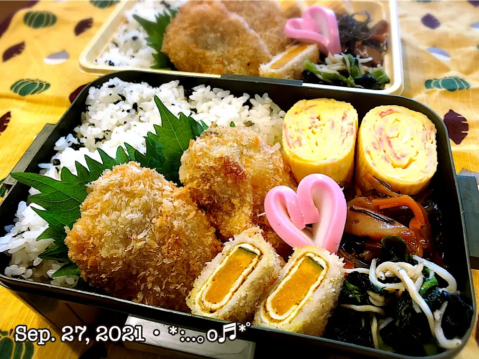 Snapdishの料理写真:2021/09/27お弁当〜♡|いく❤️さん