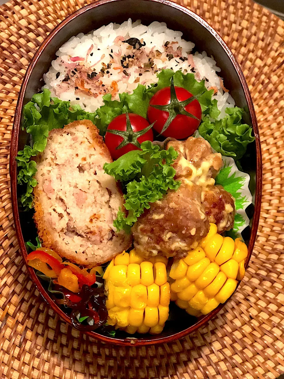 豚こまのマヨ照りたま弁当|Nikoさん