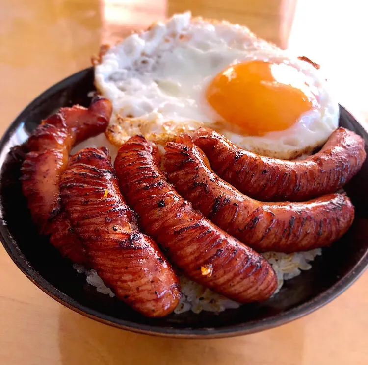 ソーセージエッグ丼|ガク魁‼︎男飯さん